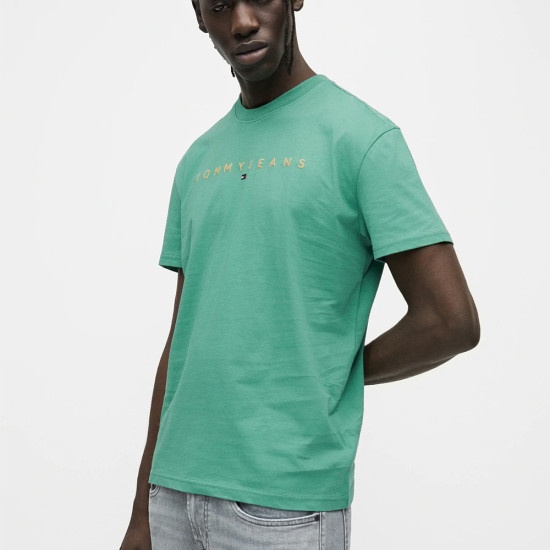 Tommy Hilfiger Ανδρική κοντομάνικη μπλούζα Regular Linear Logo Tee